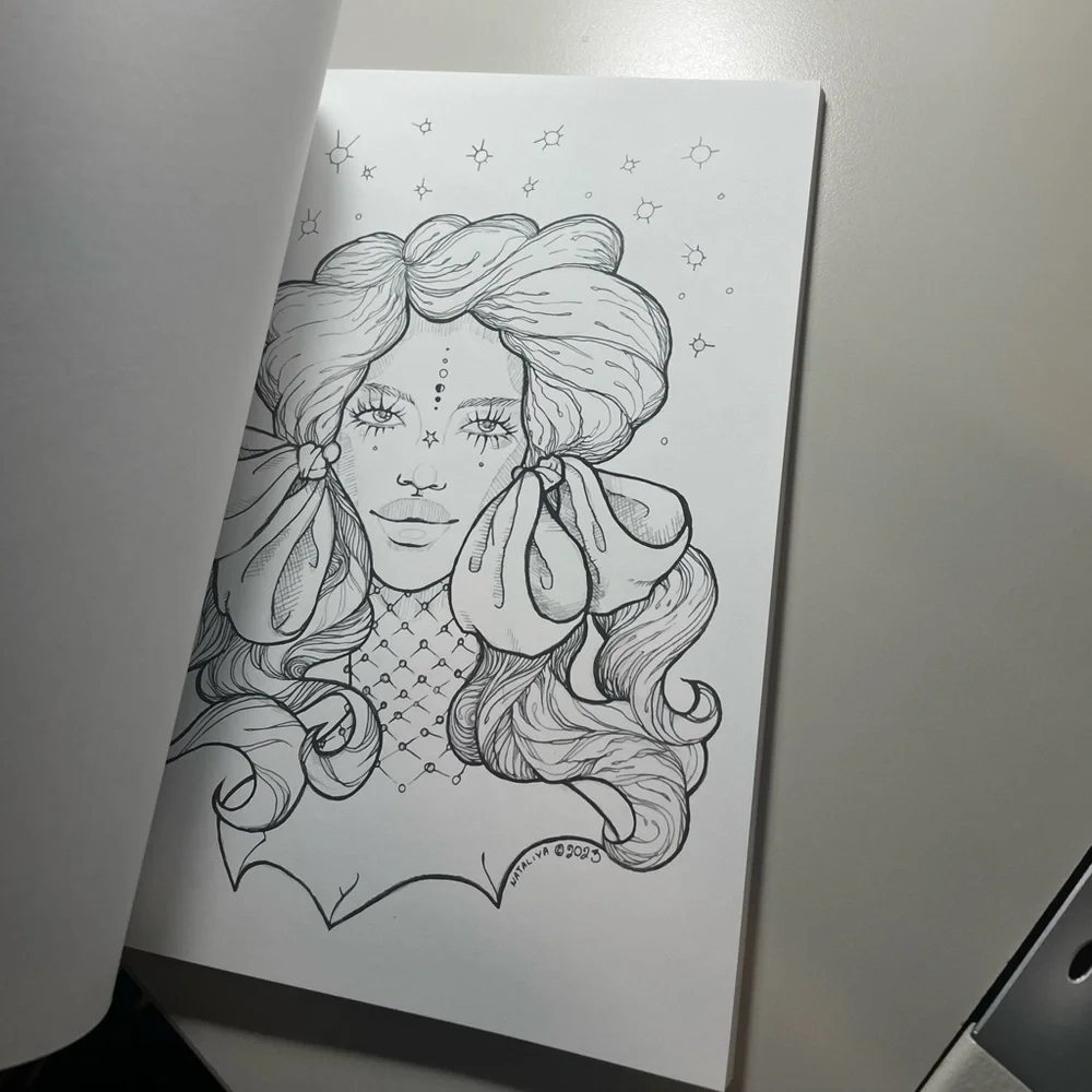 Coloring book for adults. 40 pages new Nataliya’s art therapy volume 1 - Picture 4 of 6